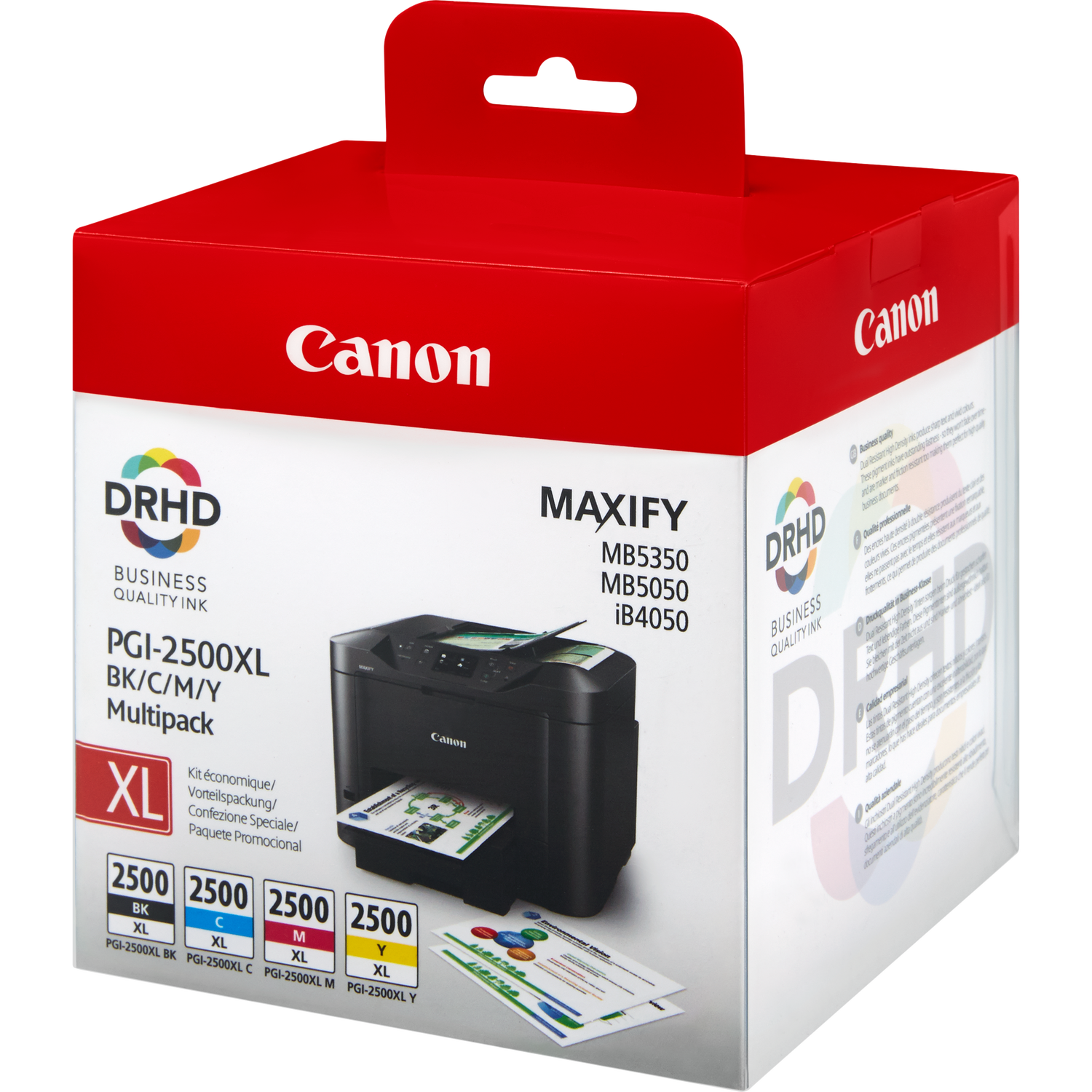 Canon PGI-2500XL High Yield BK/C/M/Y Ink Cartridge Multipack — Canon UK ...