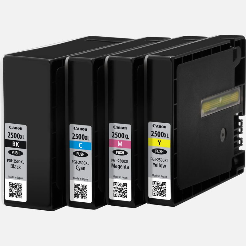 canon pgi 2500xl high yield bk c m y ink cartridge multipack