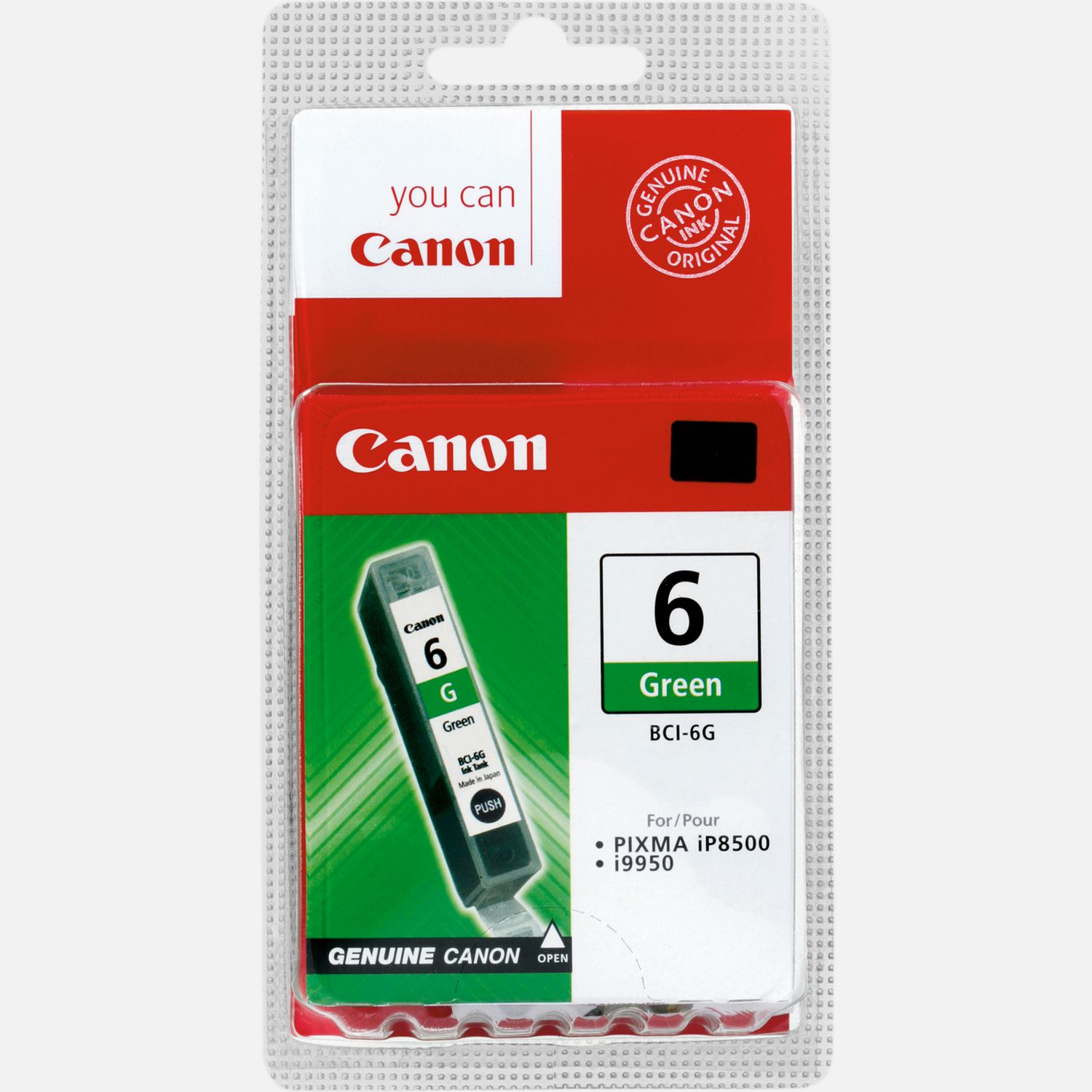 Cartouche d'encre verte Canon BCI-6G