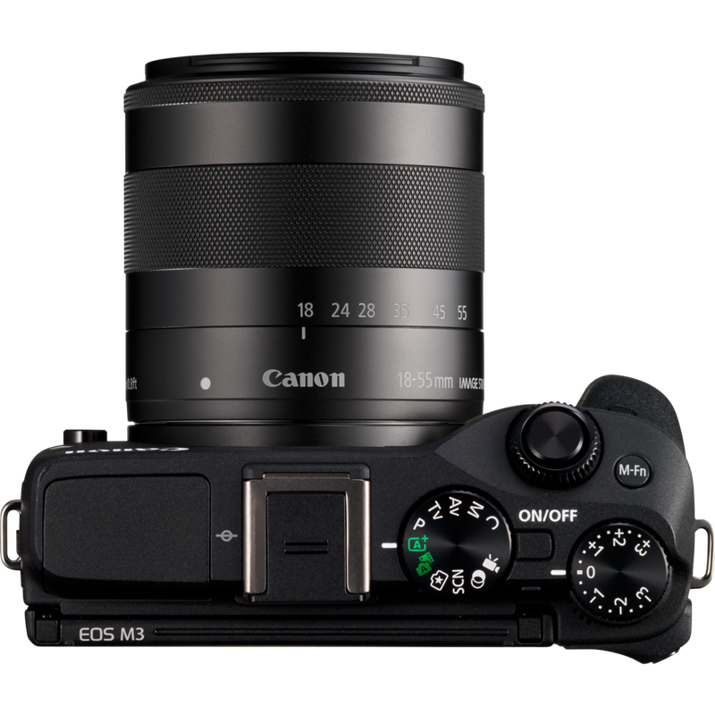 Canon EOS M3 Premium Kit Product Top View