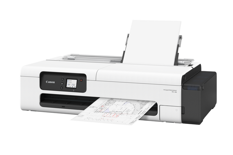 Canon imagePROGRAF TC-20 printer.