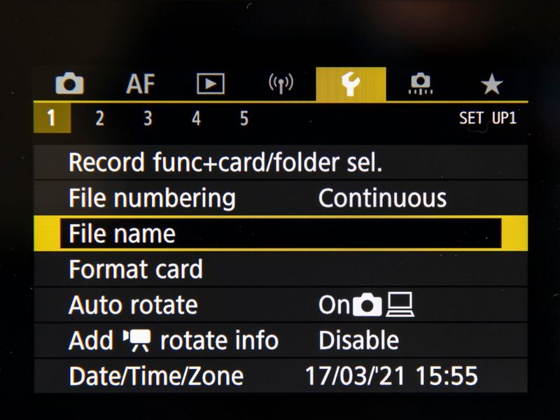 File Naming and Numbering - Canon Europe