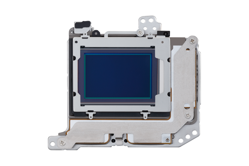 Unité de stabilisation d'image d'un Canon EOS R5.