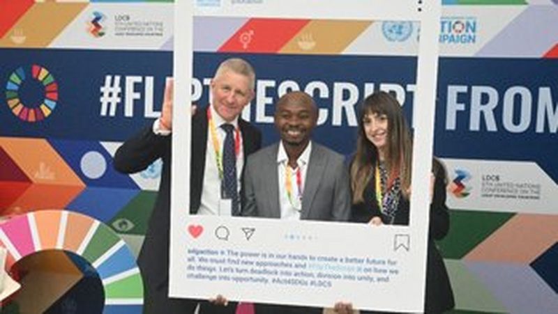 Imaging: a symbol of hope at the United Nations LDC5 conference