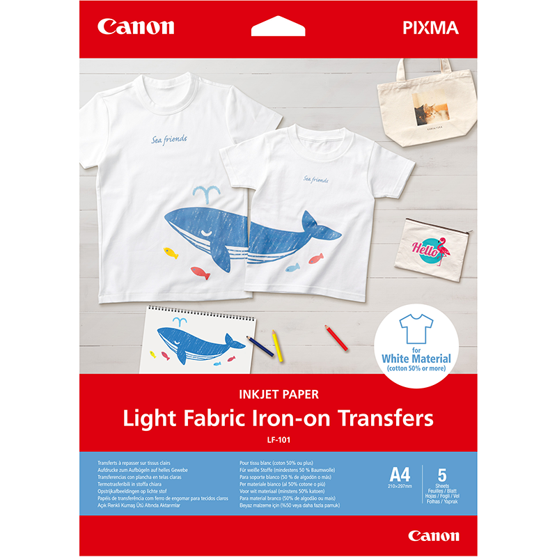 Light Fabric Iron-on Transfers (LF-101)