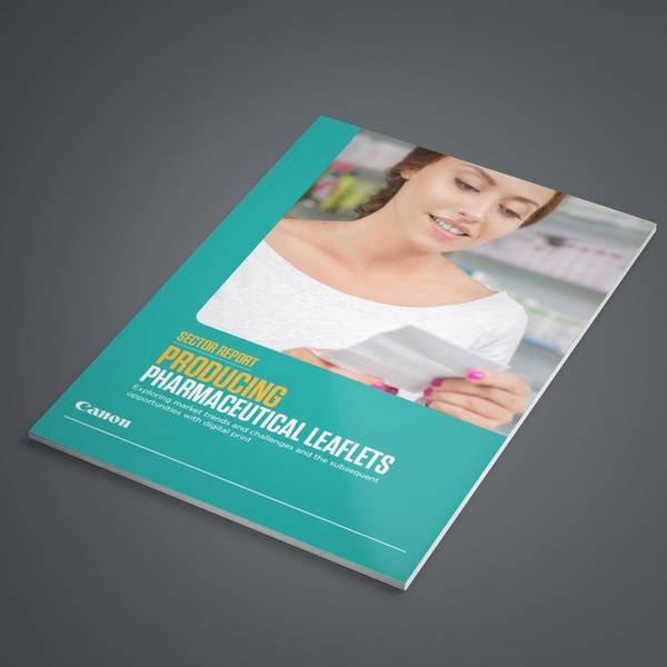 Digital pharmaceutical leaflet printing