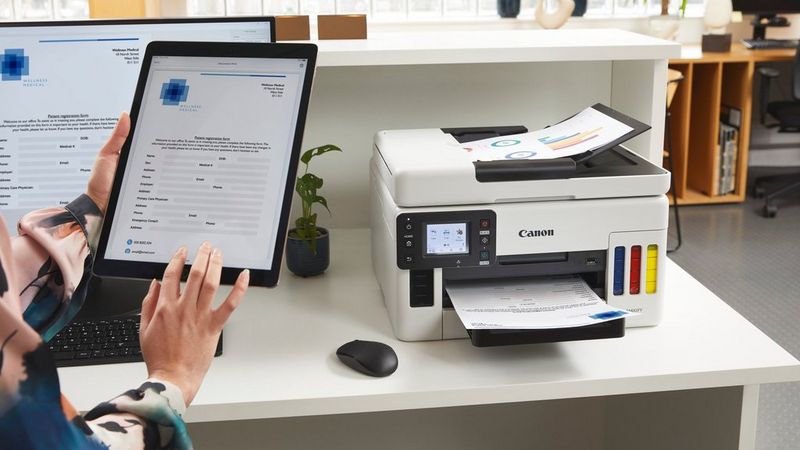 CANON Imprimante Jet d'encre multifonction 4 en 1 MAXIFY GX7050 