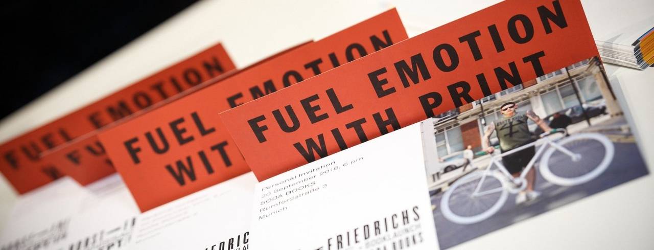 Fuel Emotion with Print direct mail on desk