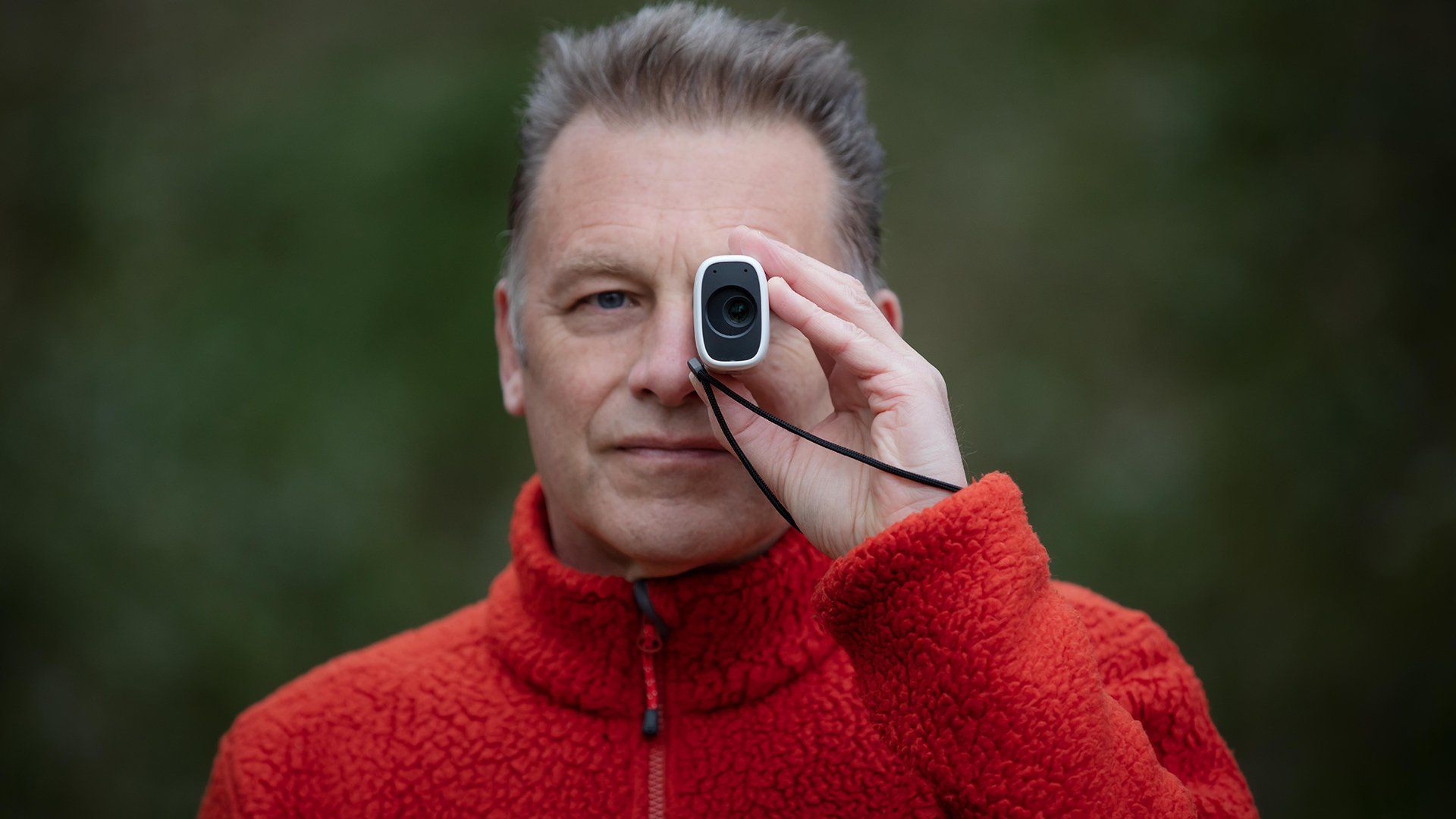 Chris Packham with the Canon PowerShot ZOOM
