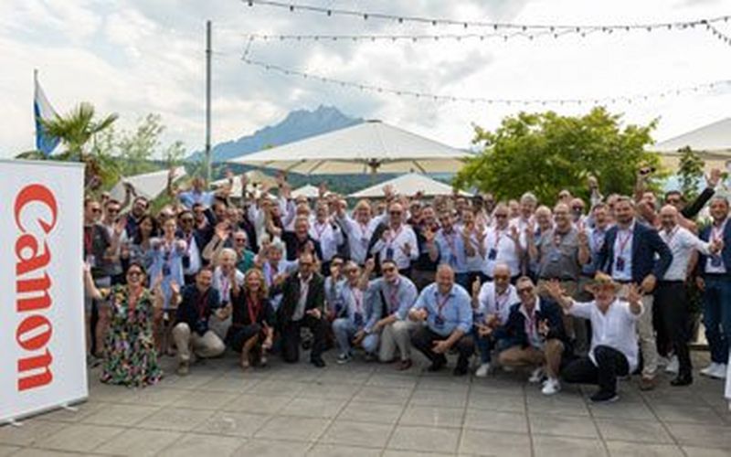 Canon Schweiz prämiert seine Partner für herausragende Leistungen