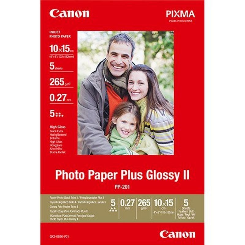 Papel fotográfico magnético Canon MG-101 de 10 x 15 cm, 5 hojas