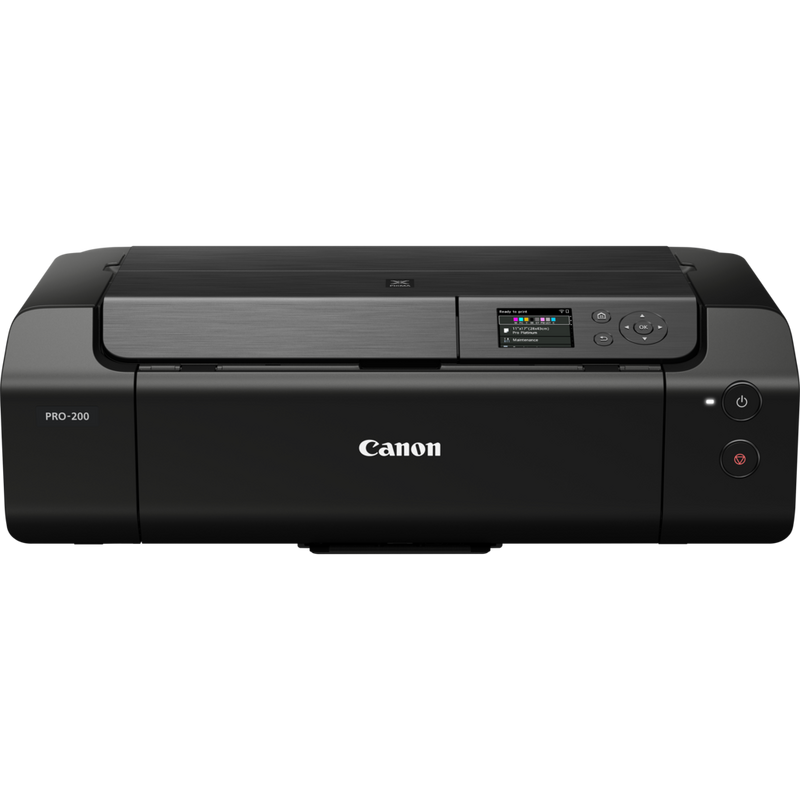 Imagen frontal de la Pixma Pro-200 de Canon