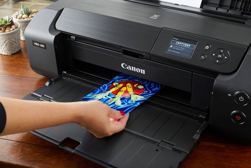 Canon PIXMA Pro 200 Professional 13 Wireless Inkjet Photo Printer 4280C002