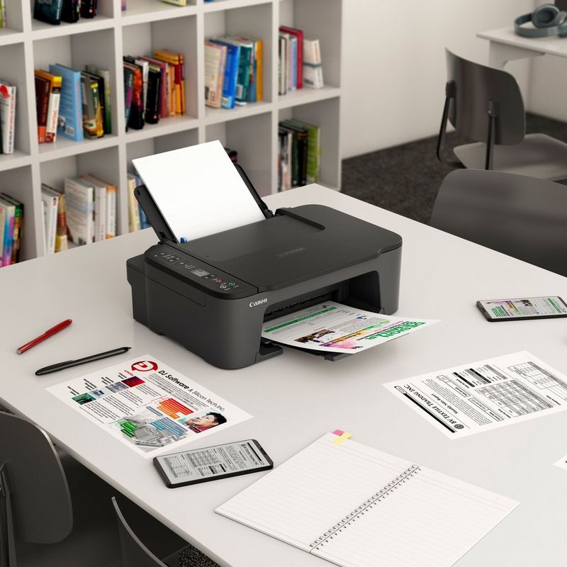 Canon PIXMA TS5350 - imprimante multifonctions jet d'encre couleur A4 -  Wifi, Bluetooth, USB - noir Pas Cher | Bureau Vallée