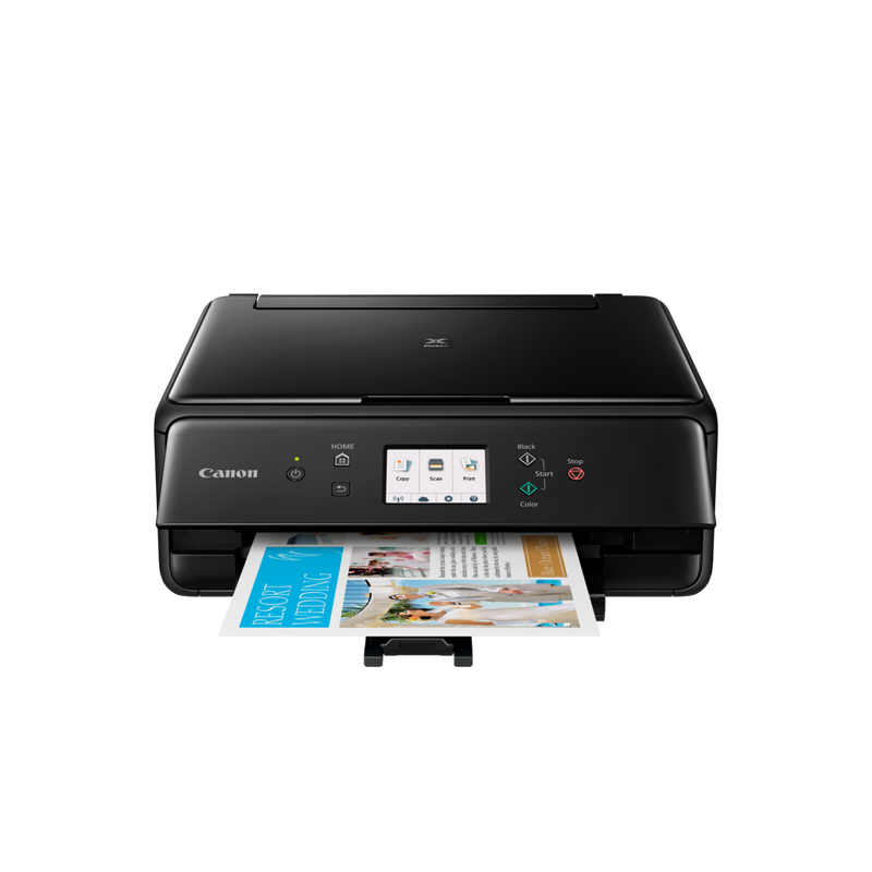 Canon PIXMA TS6150 - Multifunction printer - colour - ink-jet - 216 x 297  mm (original) - A4/Legal (media) - up to 15 ipm (printing) - 120 sheets -  USB 2.0, Wi-Fi(n), Bluetooth - black - Hunt Office Ireland