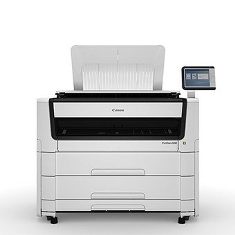 printer with large scanner