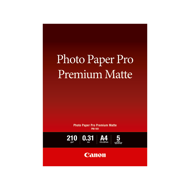 Frontaufnahme von Photo Paper Pro Premium Matte