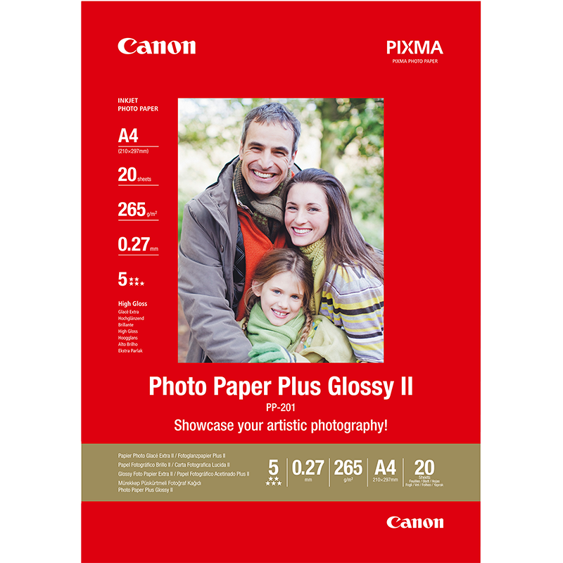 Lesklý fotografický papier Plus II (PP-201)