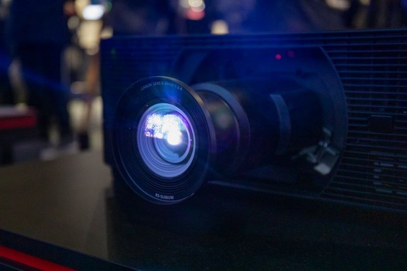 A Canon XEED laser projector.