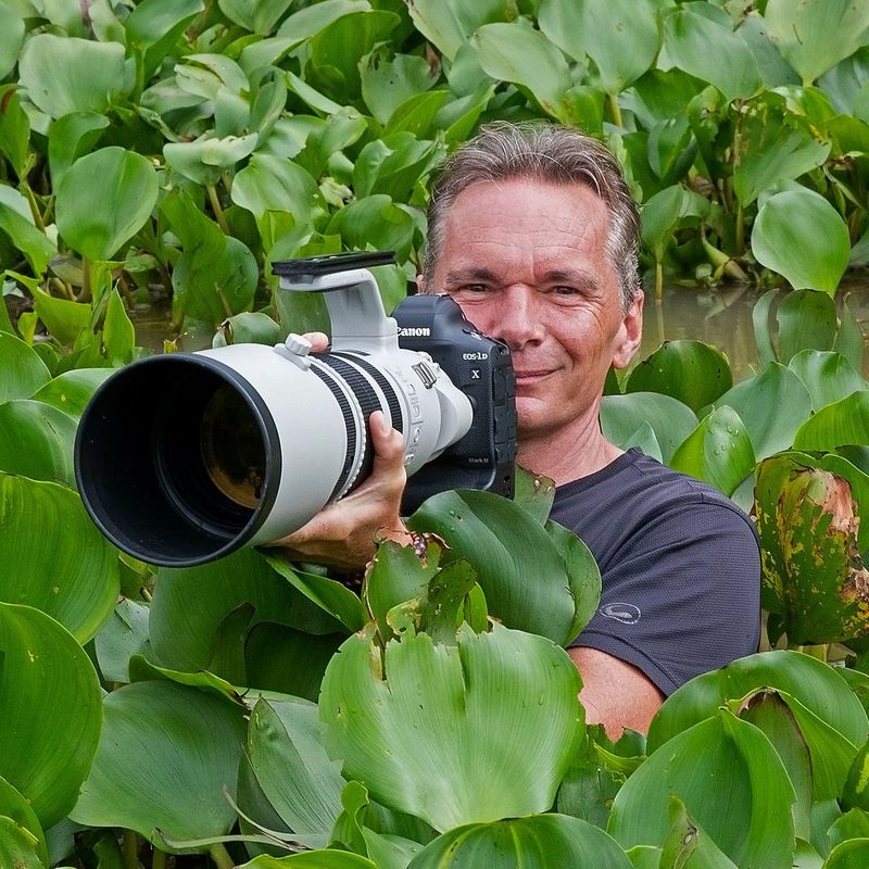 L'ambassadeur Canon Thorsten Milse avec son équipement Canon.