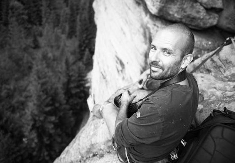 Photographer and Canon Ambassador Jakub Frey with his Canon camera.