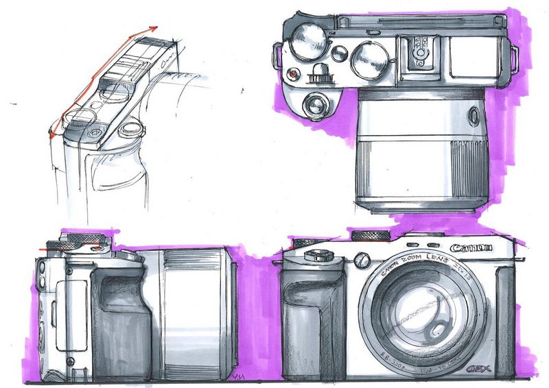Des schémas de conception pour le Canon PowerShot G3 X.