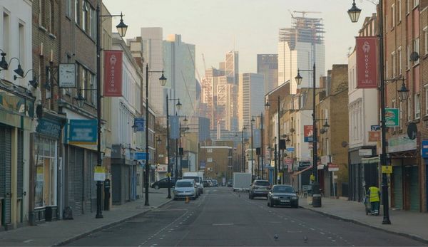 Hoxton Street, Hackney, a film still from Zed Nelson's The Street, filmed primarily on a Canon EOS C300 camera.