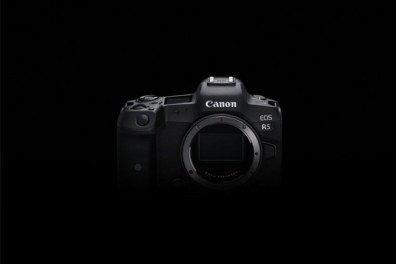 A Canon EOS R5 body.