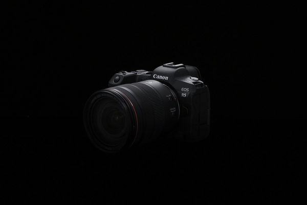 A Canon EOS R5 with a Canon RF 24-105mm F4L IS USM lens.