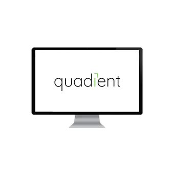 Quadient logo on desktop