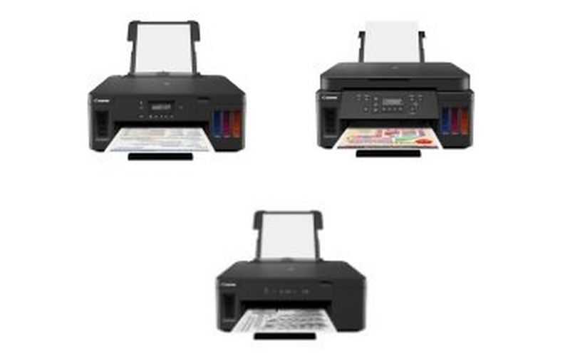 Tinte tanken, Kosten sparen. Canon zeigt Drucker mit nachfüllbaren Tintenbehältern.