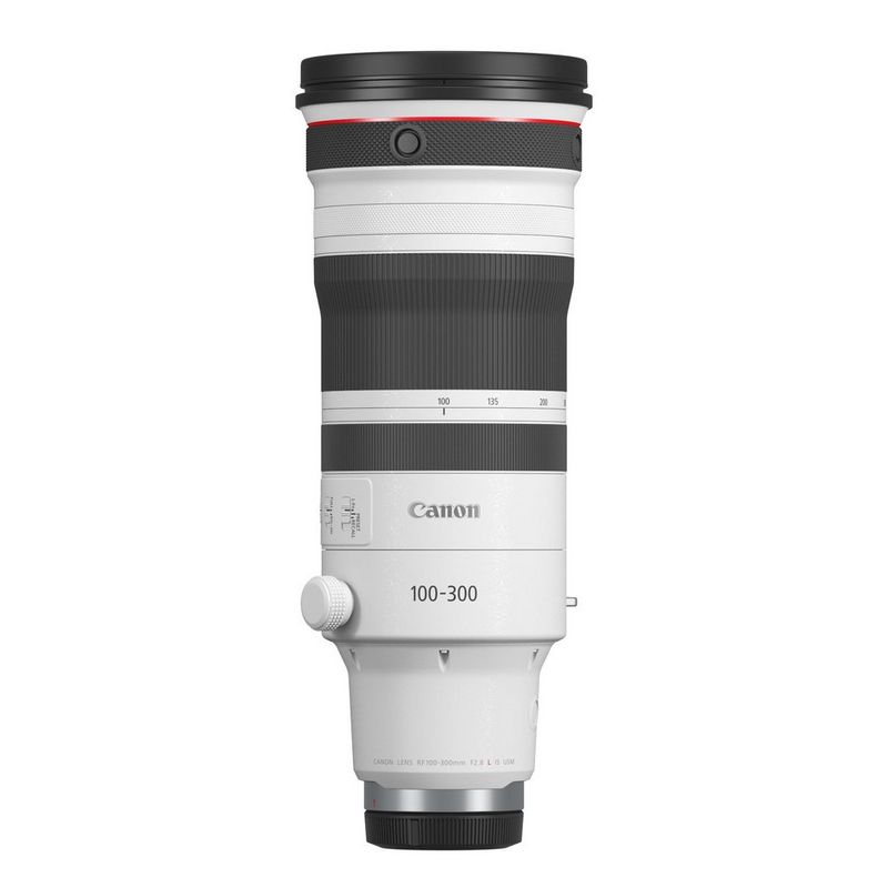 A Canon RF 100-300mm F2.8L IS USM lens.