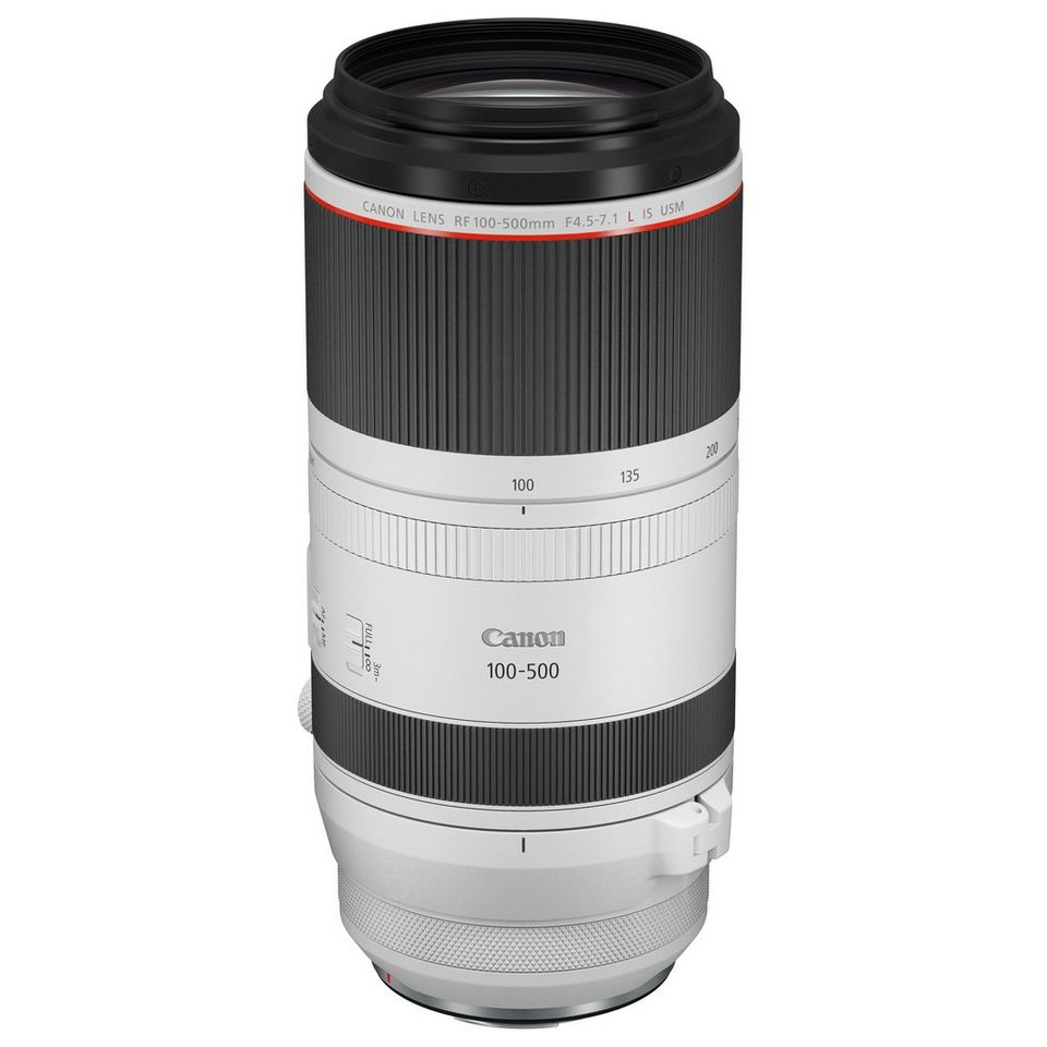 The Canon RF 100-500mm F4.5-7.1L IS USM.
