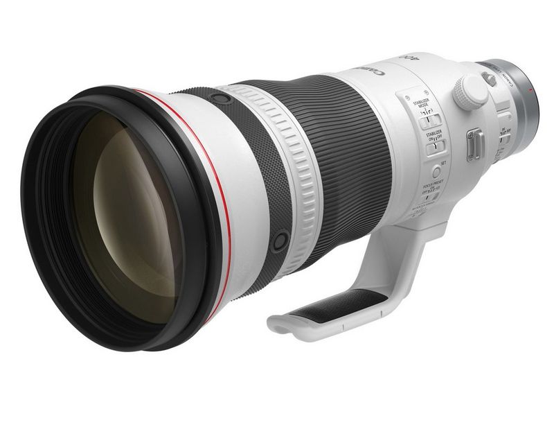 The Canon RF 400mm F2.8L IS USM super-telephoto lens.