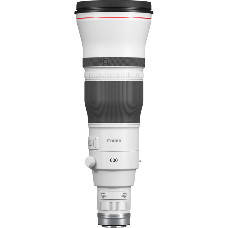 Un objectif Canon RF 600mm F4L IS USM.