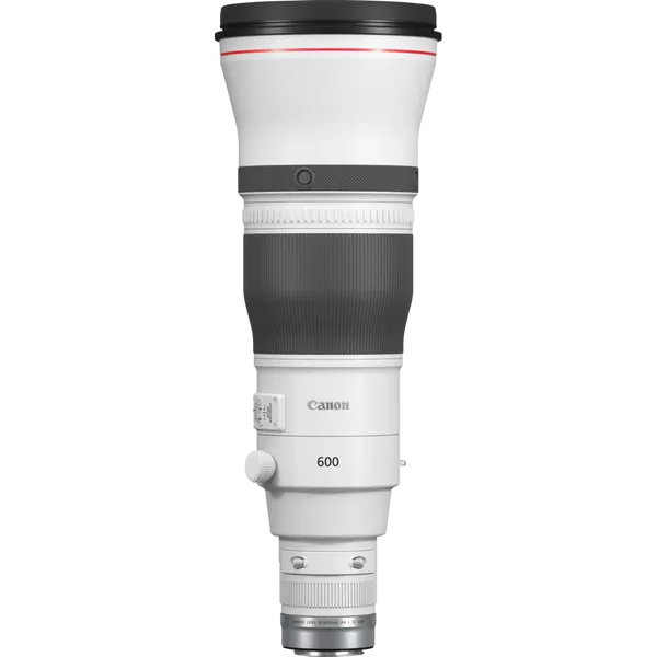 Een Canon RF 600mm F4L IS USM-objectief.