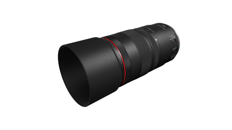 Packshot de l'objectif RF 100mm F2.8L Macro IS USM