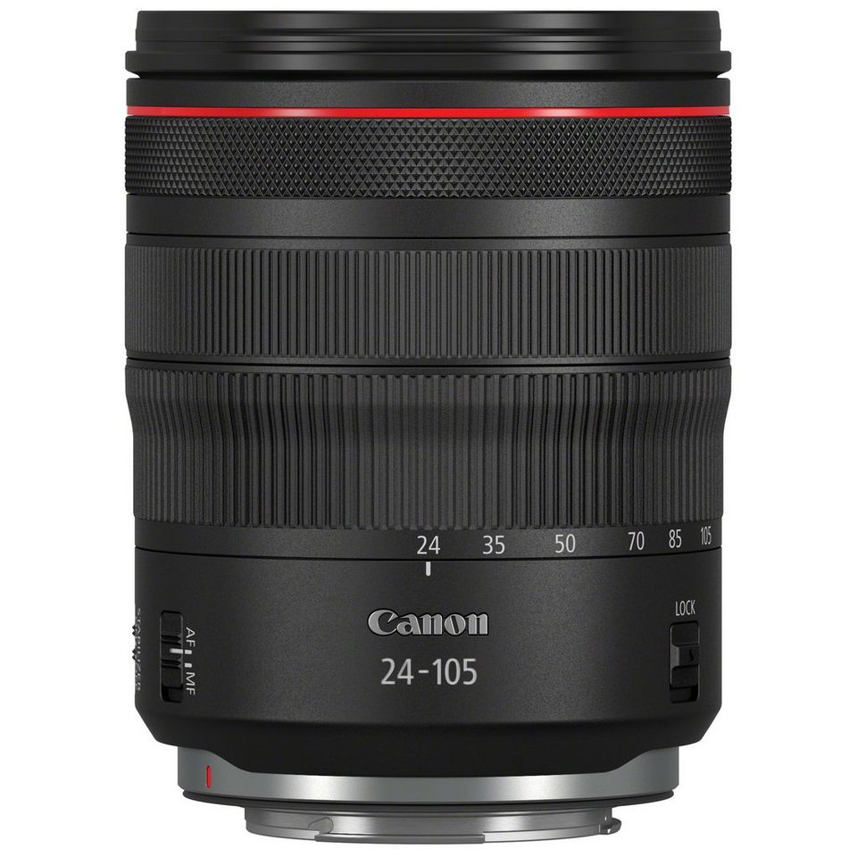 The Canon RF 24-105mm F4L IS USM.