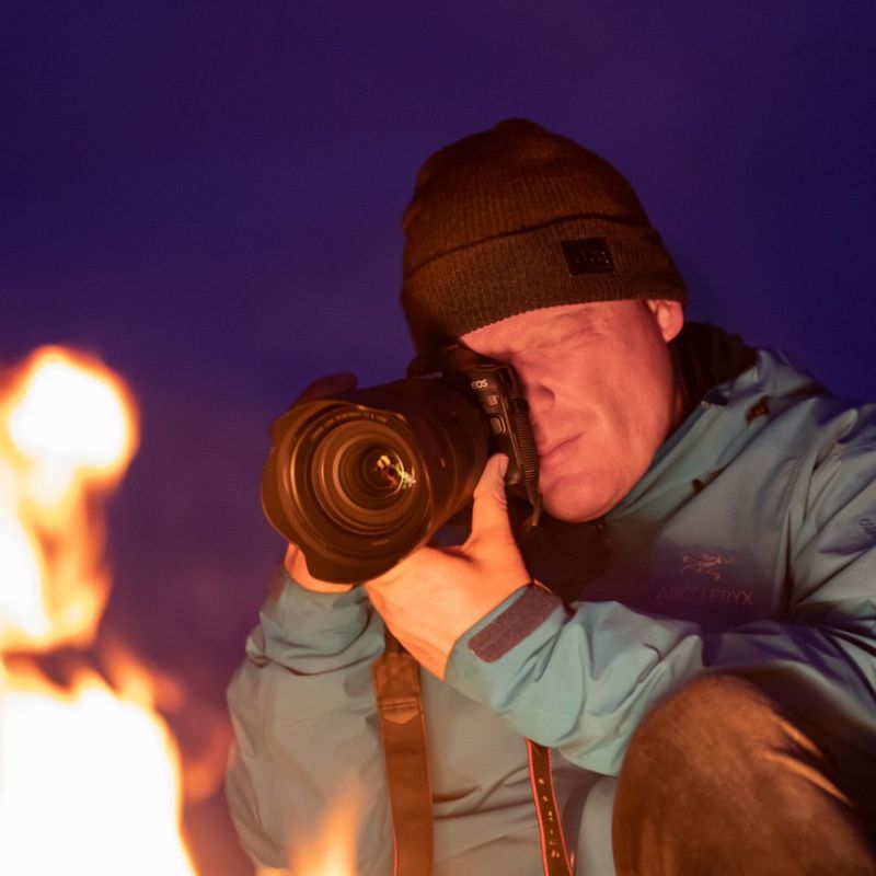 Richard Walch shooting on the Canon EOS R and RF 28-70mm F2L USM