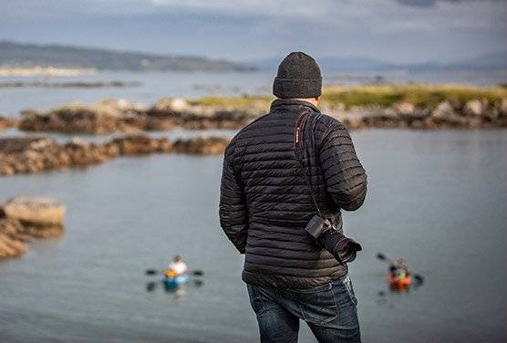 Richard Walch on the Irish coast with Canon EOS R and RF 24-105mm f/4L IS USM