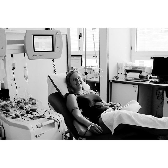 Urša Drofenik - Prvič na darovanju krvotvornih matičnih celic
