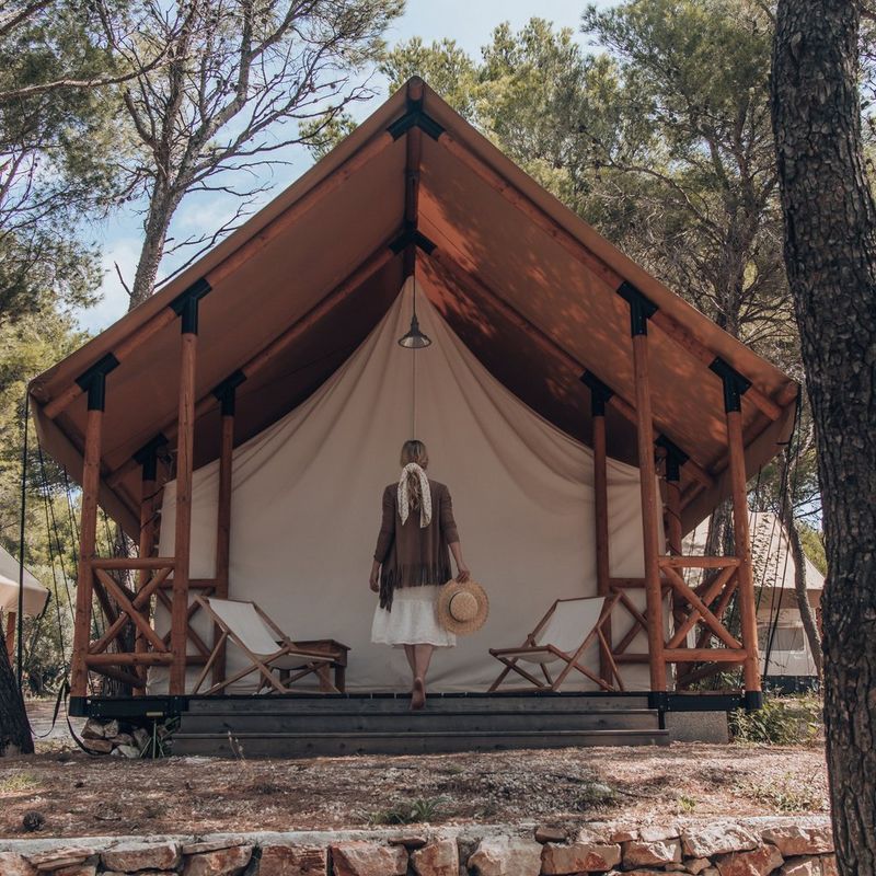 Ajda Sitar - Prvič na glampingu