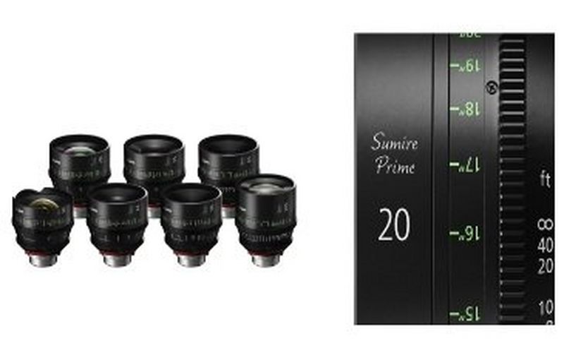 Canon launches Sumire Prime series – seven new PL mount cinema prime lenses