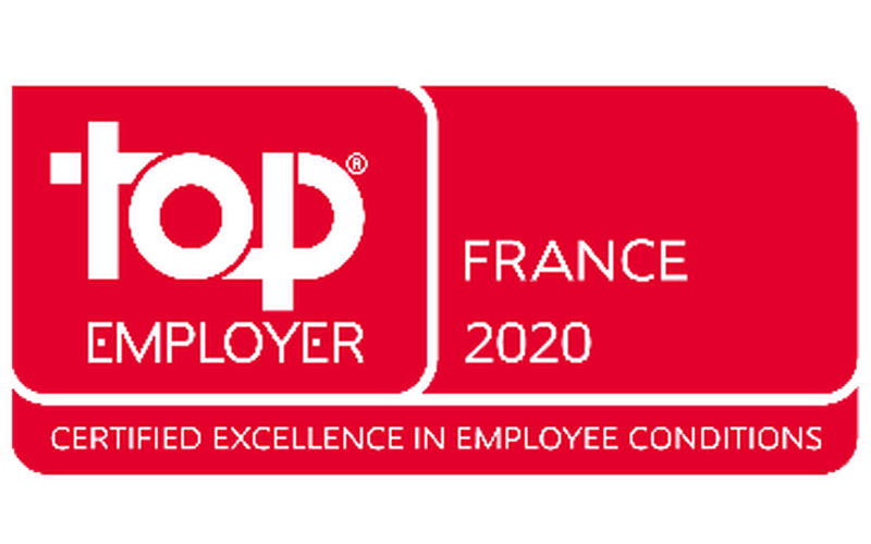 Canon France reçoit la Certification TOP EMPLOYER France 2020