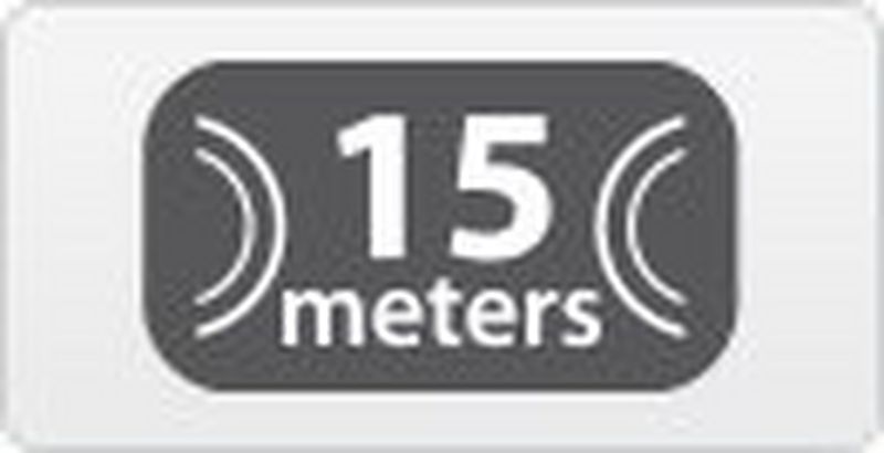 Up to 15m effective range