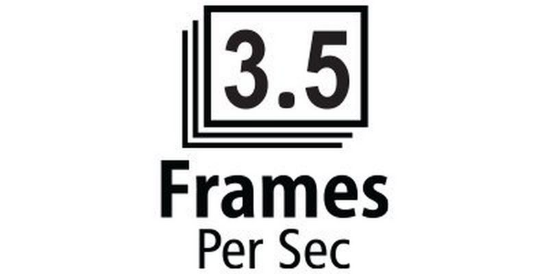 Up to 3.5 fps - Seize the moment using continuous shooting with Servo Auto Focus