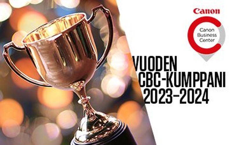Canoteam Oy on vuoden 2024 paras Canon Business Center -jälleenmyyjä