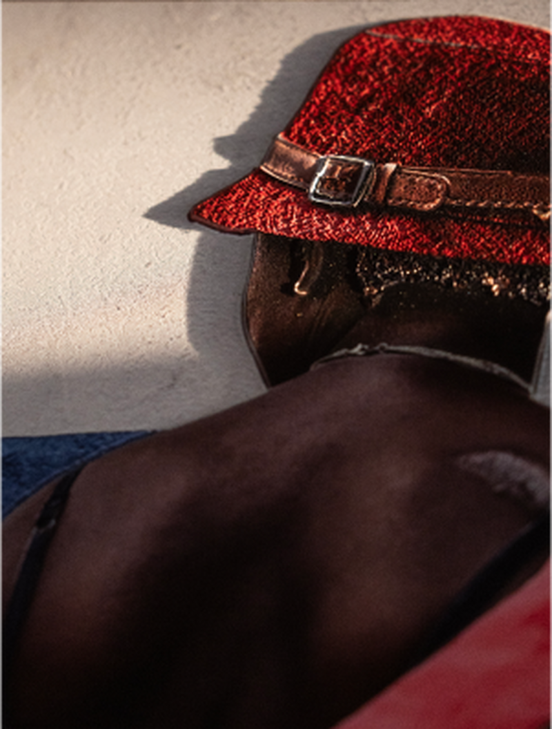 Close up of Yagazie Emezi photograph The Process of Re-learning Bodies