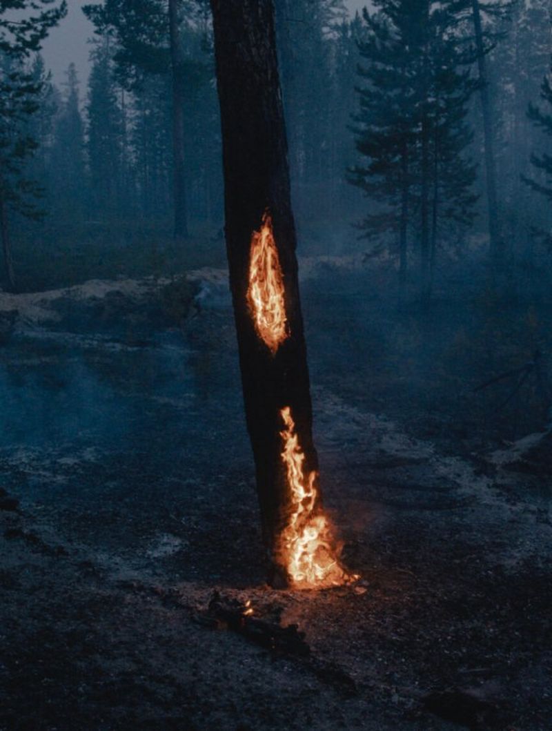 ‘As frozen Land Burns’ by Nana Heitmann photograph