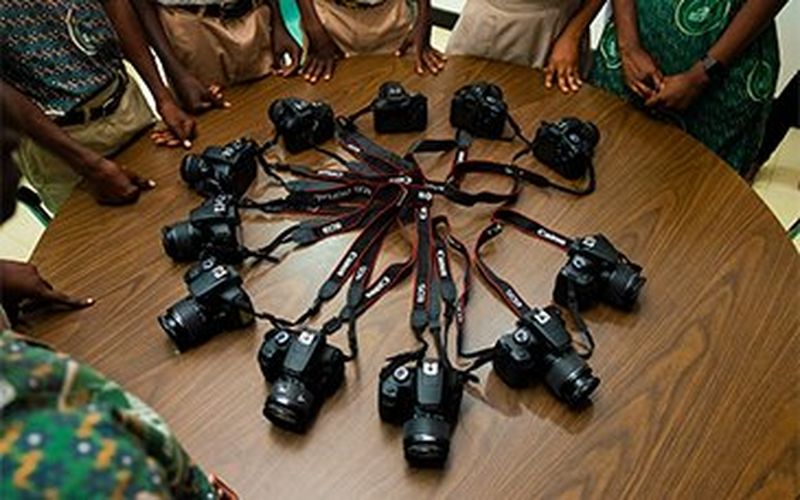 Canon’s young people programme partners with dikan center in ghana to empower young visual storytellers